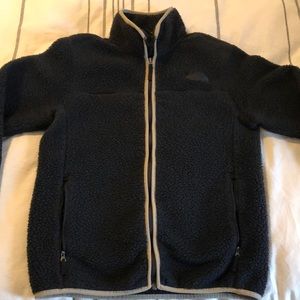 North Face Men’s Medium Dark Grey Zip Up Sweatshirt